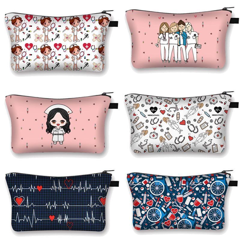 Women Cosmetic Bags Travel Storage Handbags Makeup Bag Toiletry Purse 15*21*13CM