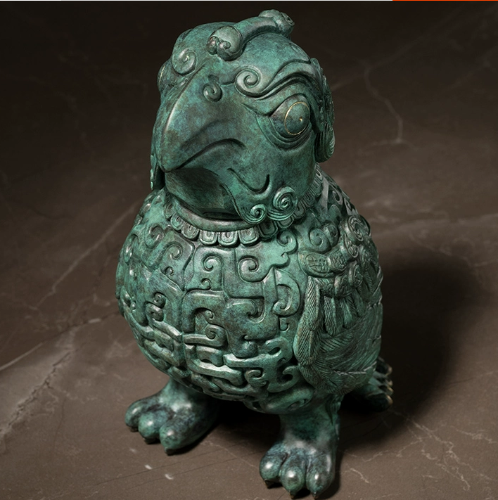 All Copper Ornament "Kung Fu Panda" - Fierce and Jiaohu Copper Crafts