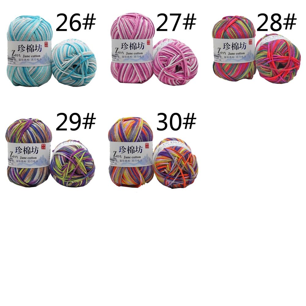 Hot Sale 50g Soft Crochet Yarn DIY Hand Milk Baby Cotton Knitting Wool Yarn