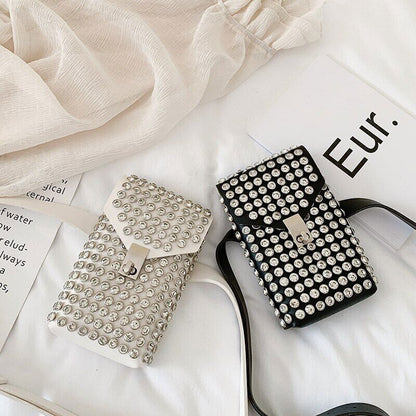 Diamonds Mini Bags Women Mobile Phone Bag Crossbody Bag Coin Ladies Wallet