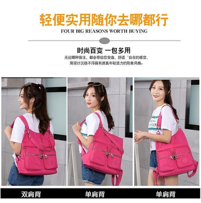 Fashion Casual Purse Waterproof Nylon Shoulder Messenger Bag Polyester Crossbody