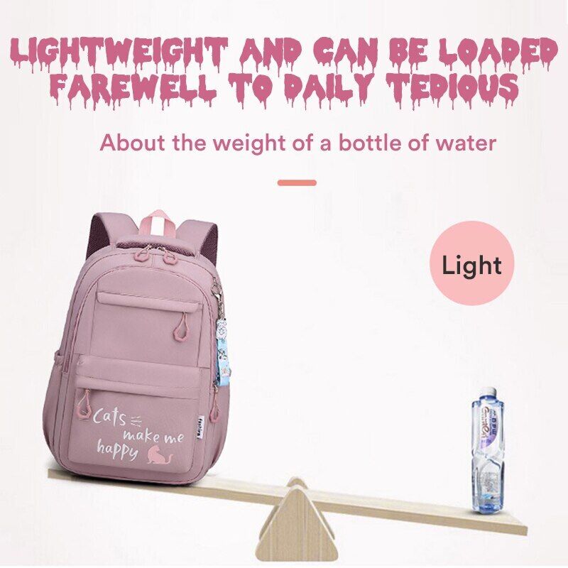 Backpack Girls School Bags Teens College Student Travel Shoulder Bag