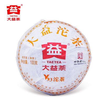 2024 Menghai Dayi Ripe Pu-erh Tea Tuo Cha Puer Ripe Tuocha * Pu Erh V93 Tea