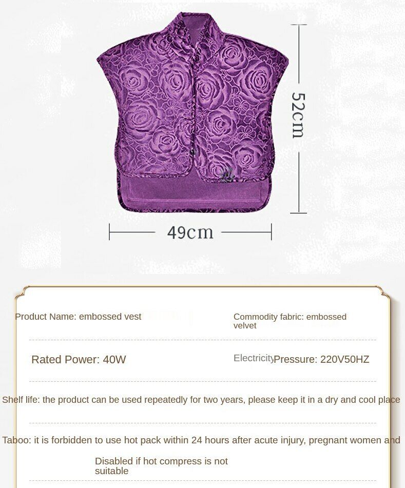 Wormwood Moxa Waist Shoulder Neck Bag Electric Heating Moxibustion Pack Tool 艾灸
