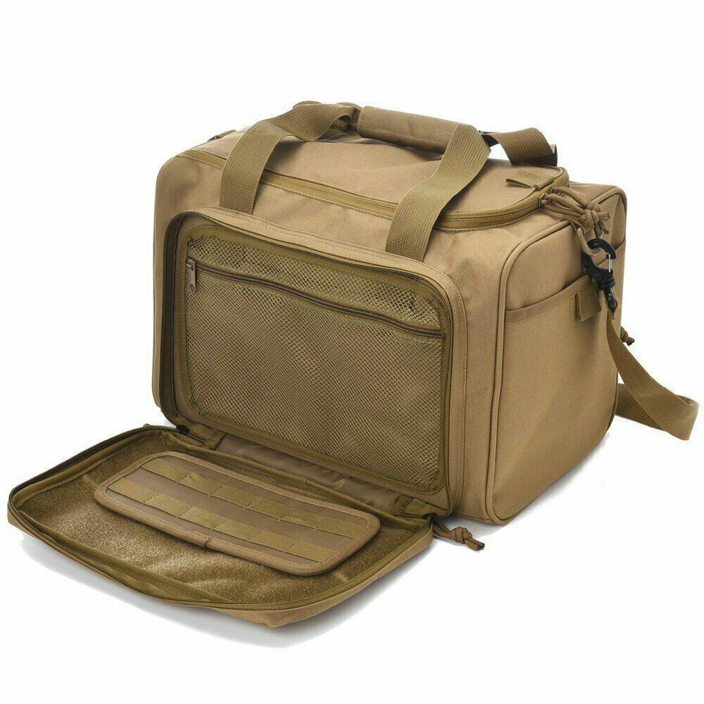 Tactical Range Bag Shooting New Case Pack Khaki Hunting Sling Bag Camping