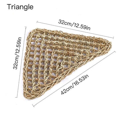 Reptile Hammocks Natural Grass Fiber Iguana Crab Gecko Pet Sleeping Beds Nesters