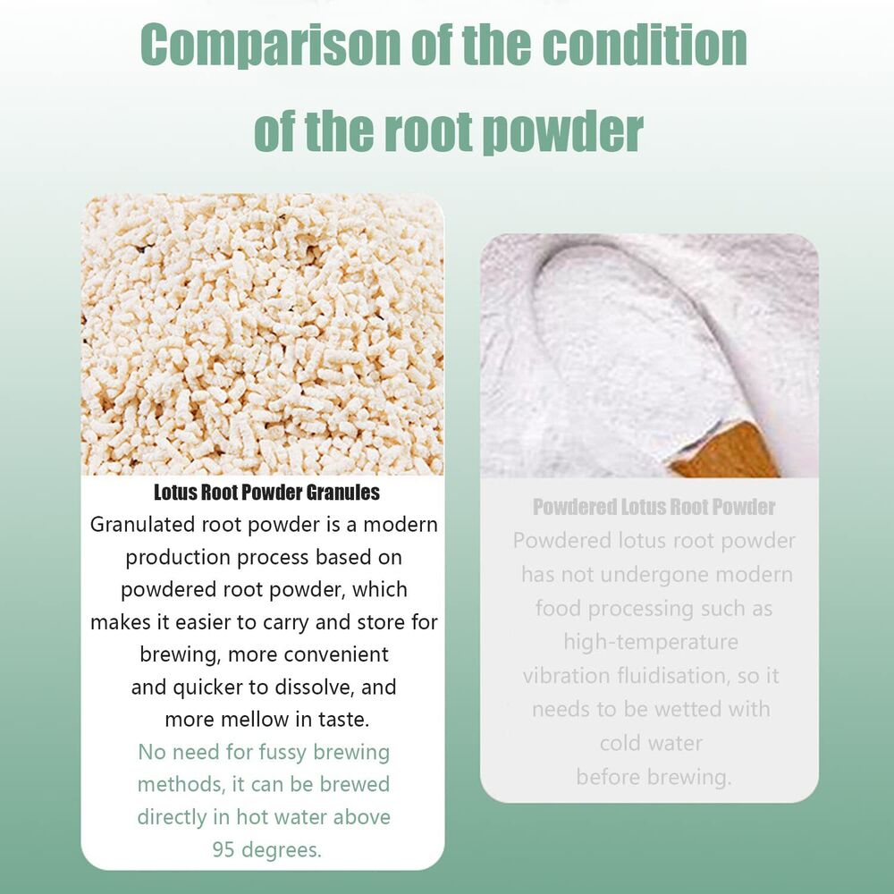Chinese Chia Seed Lotus Root Starch Soup Nut and Lotus Root Powder Soup 500g
