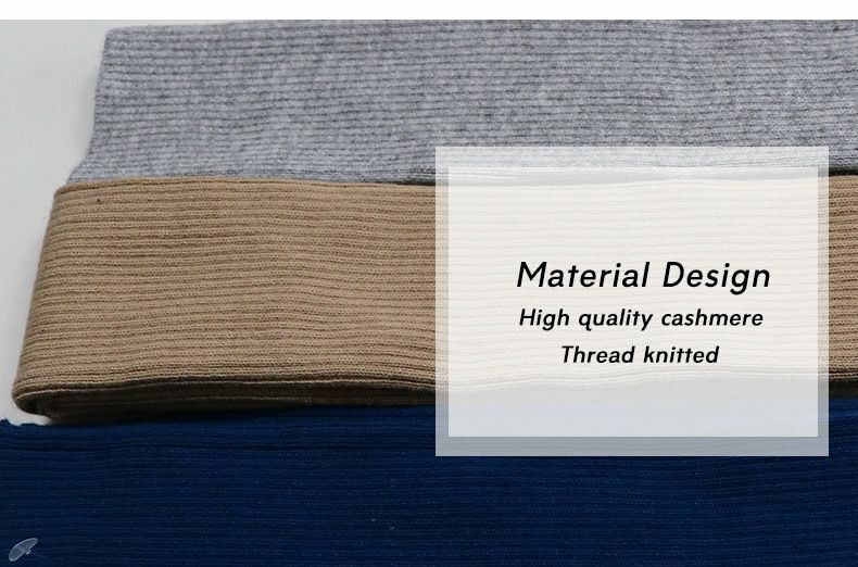 Women Thick Arm Cover 50cm Cashmere Long Sleeves Elbow Warmer Fingerless Mittens