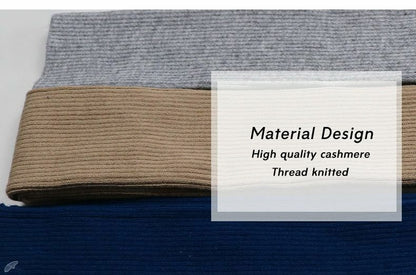 Women Thick Arm Cover 50cm Cashmere Long Sleeves Elbow Warmer Fingerless Mittens