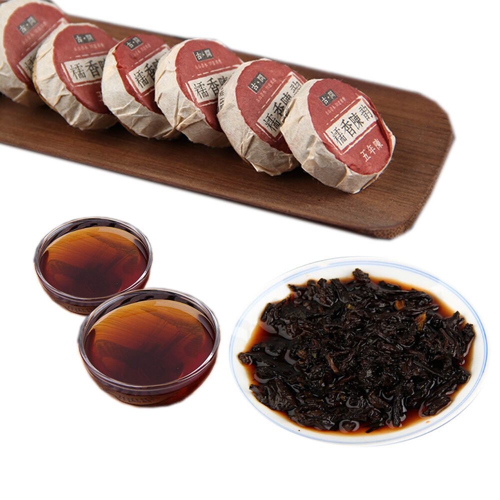 Adhesive Ice Scented Black Tea Old Puer Tea Ripper Pu-erh Tuo Tea Fermented-