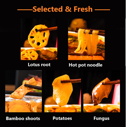 Hotpot Chinese Instant self heating cooking noodle box Asian snacks mini Hot Pot