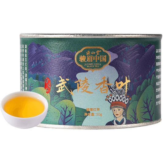 Wuling Xiangye Junmei Premium Black Tea Authentic Tin 50g