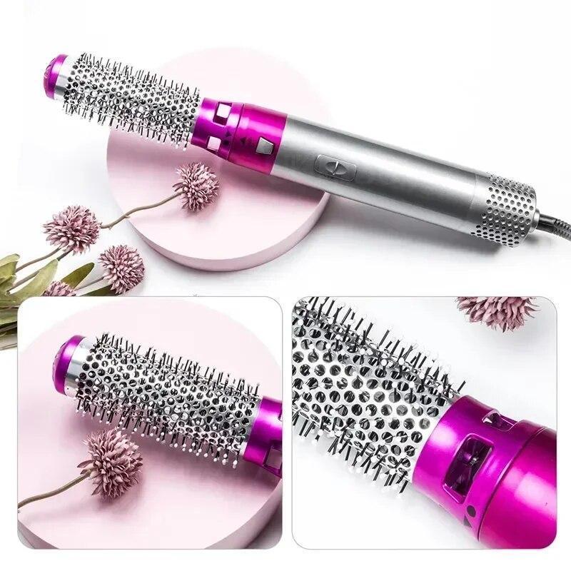 Hair Dryer Brush Hair Styler,5 in 1 Hot Air Brush Set, Automatic Hair Curling