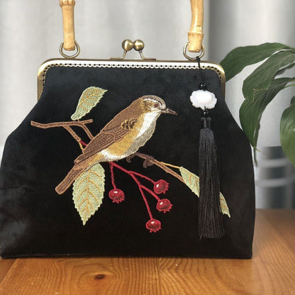 Bag Wood Hand Tote Women's Handbags Chain Women Shoulder Crossbody Bag Bags