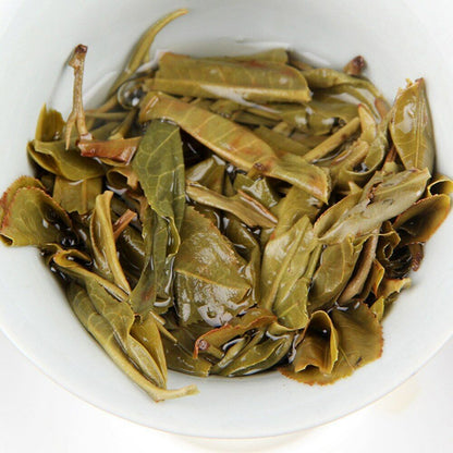 2020 Peacock Green Brick Raw Puer Tea Yunnan Ancient Tree Sheng Puerh 1000g