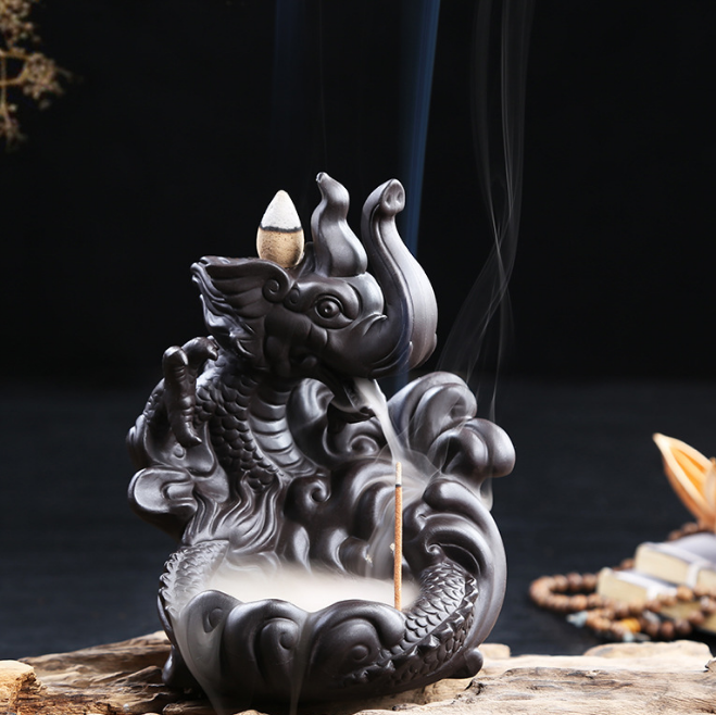 Yixing ceramic creative skull personalized retro viewing living room indoor sand