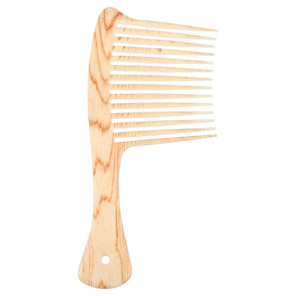 Comb Plastic Afro Beard Hair Pick Detangling Wide Hairbrush Styling Tool 20x10cm