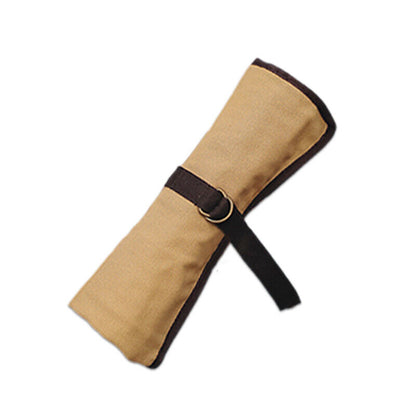 Outdoor Tableware Storage Bag Hanging Roll Bags Camping Picnic Kitchen Canvas
