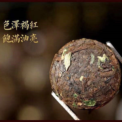 Pu'er Tea Polyphenol 糯香普洱茶熟茶坨中国云南小沱茶500gNatural Healthy Puer Tea of China Yunnan