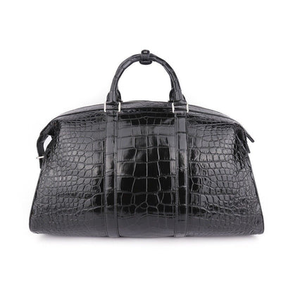Real Alligator Crocodile Belly Skin Business Briefcase Shoulder Handbag Travel