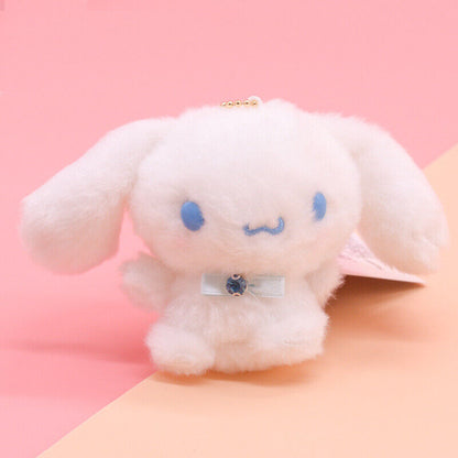 Sanrio 10cm Pendant Cinnamoroll Plush Toys Stuffed Anime Soft Xmas Doll
