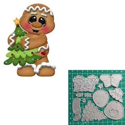 Cutting Dies Gingerbread Layering Dies Craft Scrapbooking Card Making