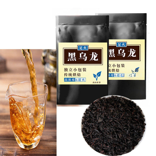 260g Oil Cut Carbon Roasted Black Oolong Tea Infusion Strong Aroma Cold Brew Tea