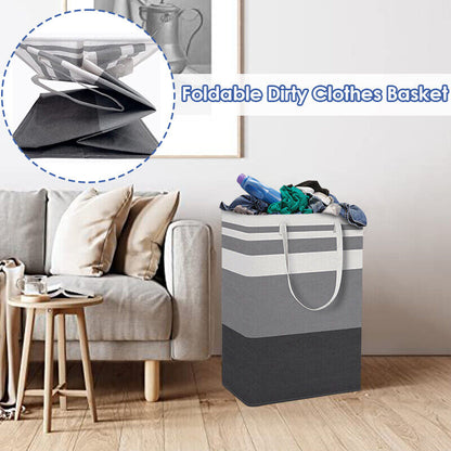 75L Large Laundry Basket Bag Waterproof Freestanding Laundry Basket for Clothes