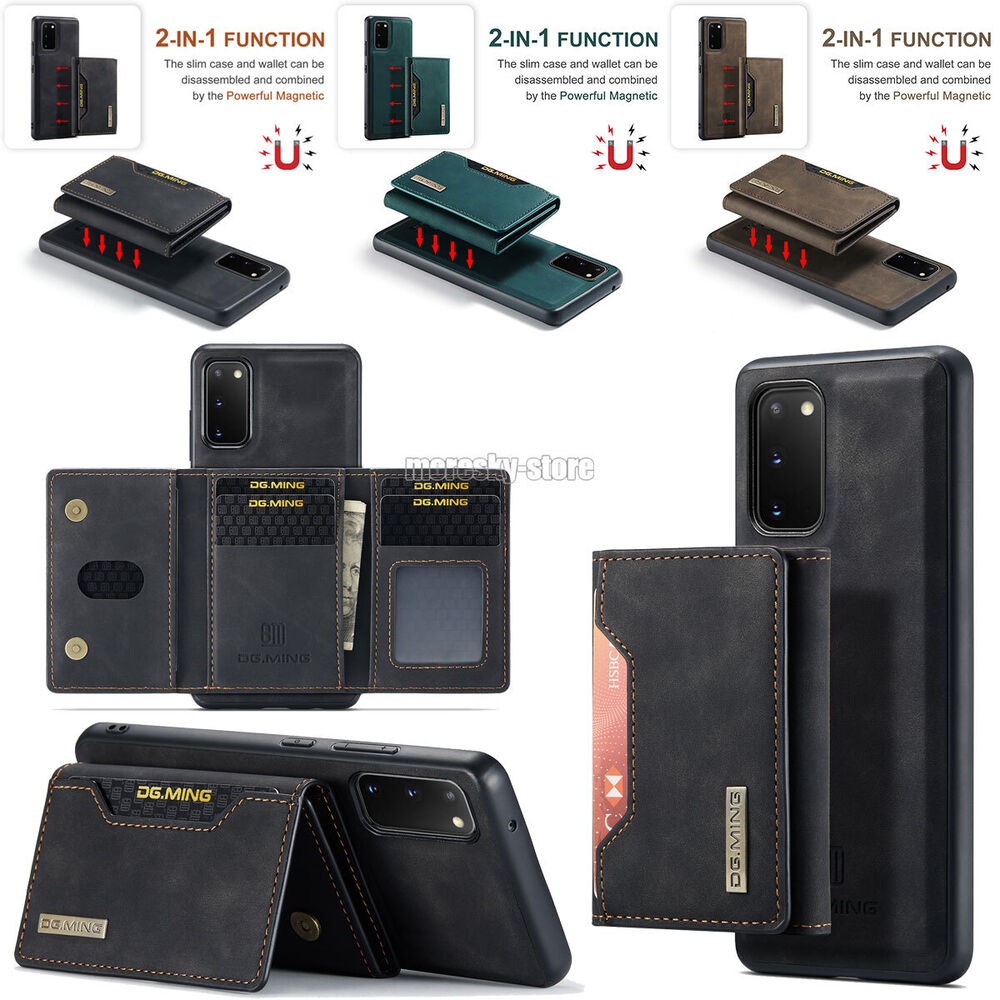 For Samsung Galaxy S20 Plus FE Ultra 5G Leather Case Cover & Wallet Card Holder