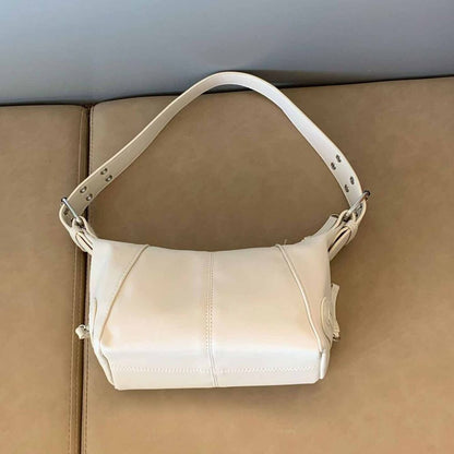 New Designer Elegant Underarm Bags Top PU Leather Women's Vintage Shoulder Bags