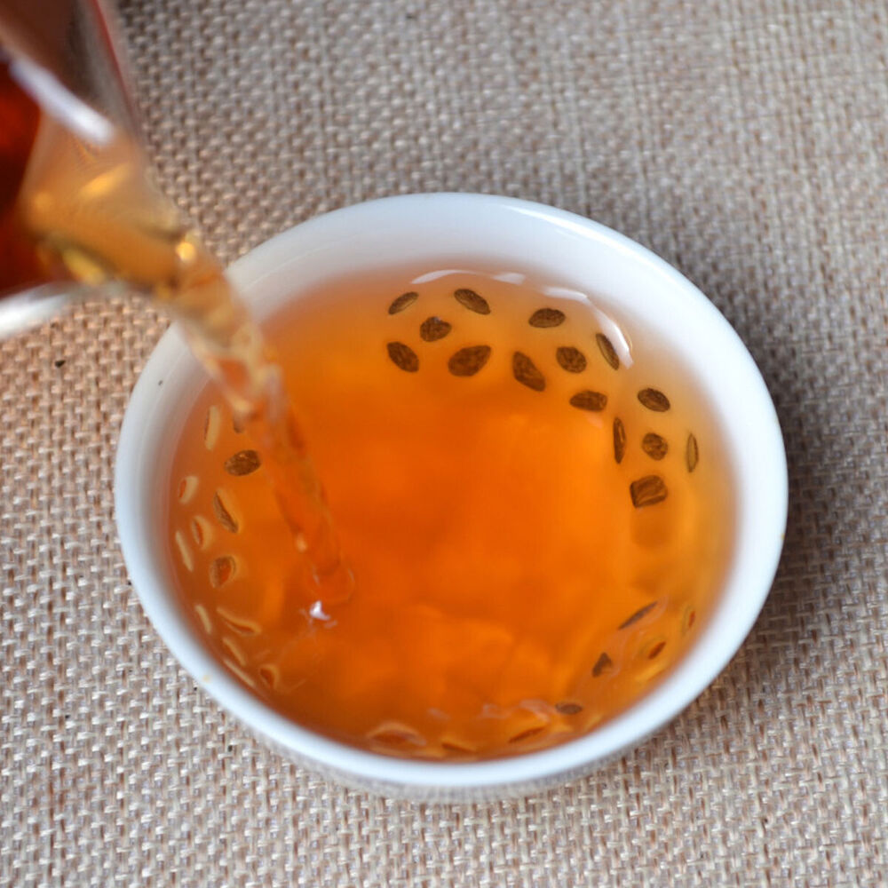 357g Puer Black Tea Puerh Tea Ripe Cake Yunnan Jingmaishan Premium Old Tree Tea