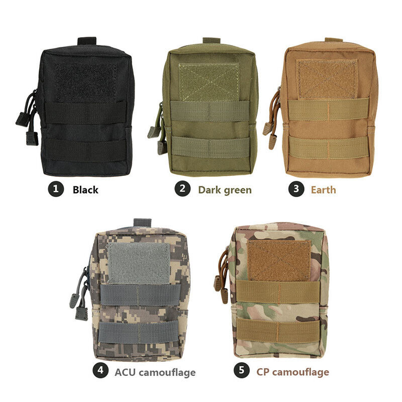 600D Commuter Bag Molle Accessory Bag EDC Tool Wallet Phone Waist Pack Outdoor