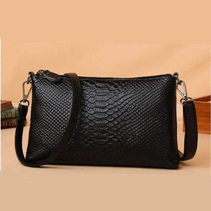 Cowhide Genuine Leather Bag Travel Handbag Totes Cute Shoulder Purse Polyester