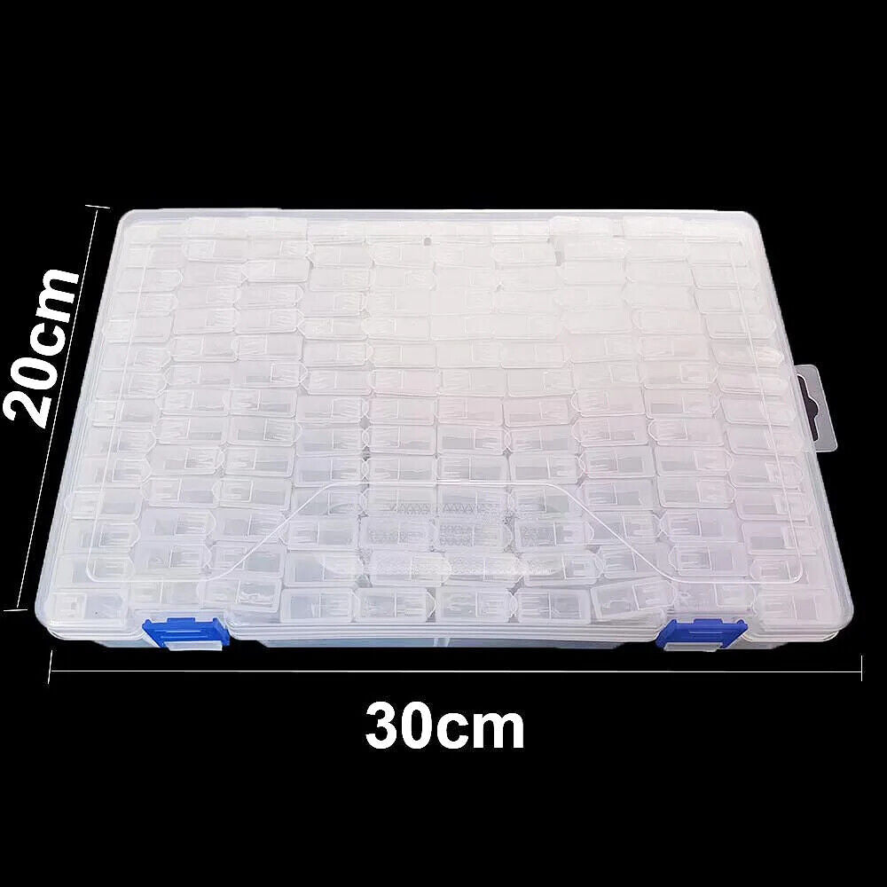 140 Grids Diamond Painting Storage Box Square Bottle Beads Storage Case