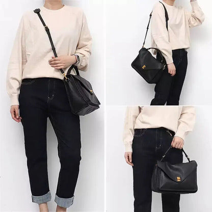 Messenger Bag Women Commuter Messenger Bag First Layer Handbag