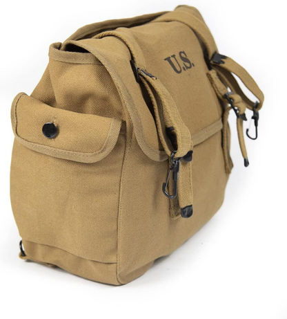 ANQIAO WW2 M1936 Musette US Backpack Canvas Bag WWII Haversack
