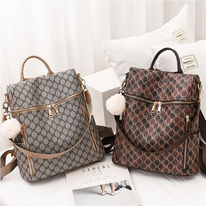 Women's Traval Bacpacks Ladies Back Pack PU Leather Pattern Women Bag
