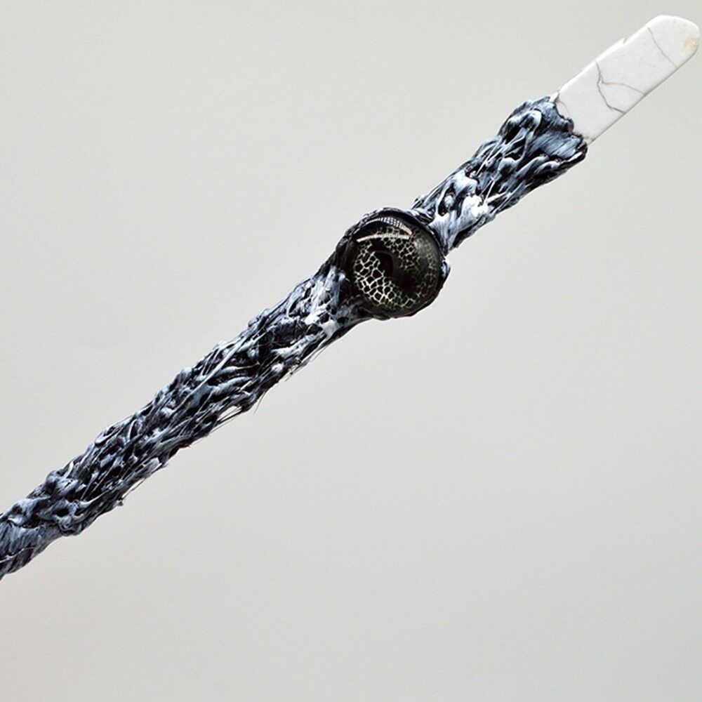 Witch Magic Wand Multicolor Natural Crystal Jewelry Fairy Stick Hair Accessories