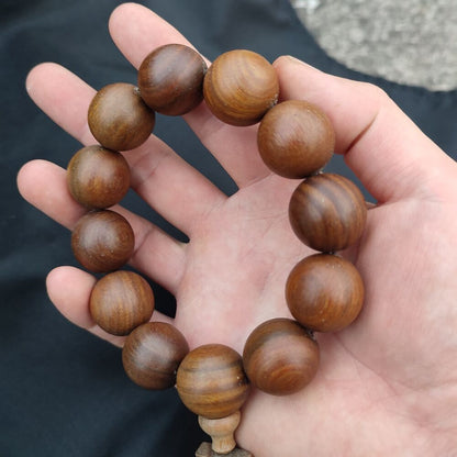 Green Sandalwood Buddhist Prayer Matching Mens Beaded Bracelets gift jewelry