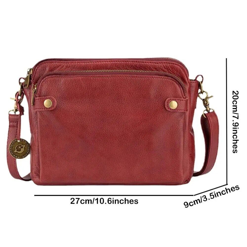 Three Layer Crossbody Shoulder Ladies Bag PU Shoulder Bag Purse Handbag Womens