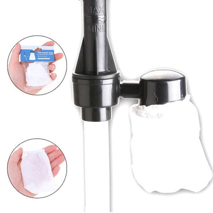 5pcs Aquarium Filter Bag Fish Tank Mesh Cotton Elasticated Bag Cleaning To_S-ca