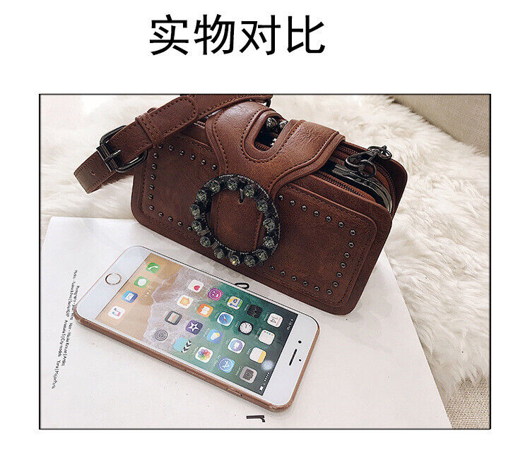 Quality Handbags Small Square Bag Messenger Bag Flap Crossbody Bag