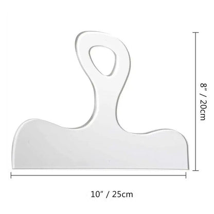 Cutting Board Acrylic Template Clear Router Triangle Straight Curvy DIY Stencils