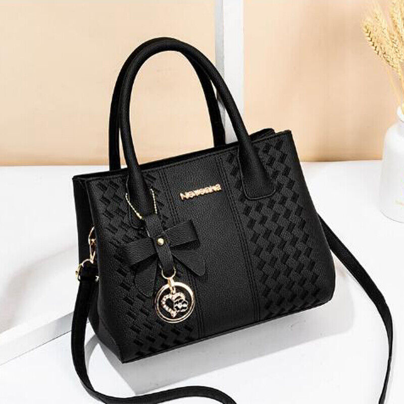 Hot Womens Casual Faux Leather Handbag Shoulder Messenger Crossbody Tote Purse