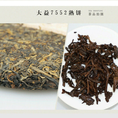 TAETEA Select 7552 Ripe Pu'er Tea Yunnan Menghai Dayi Classical Ripe Pu Erh Tea