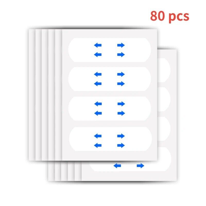 80cinta Adhesiva Impermeable Para Estiramiento Facial Adhesivo Invisible Barbila