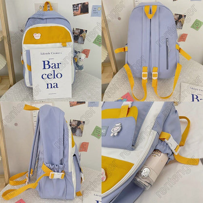 Laptop Backpack Women Bag Ladies Travel School Bag Student Female