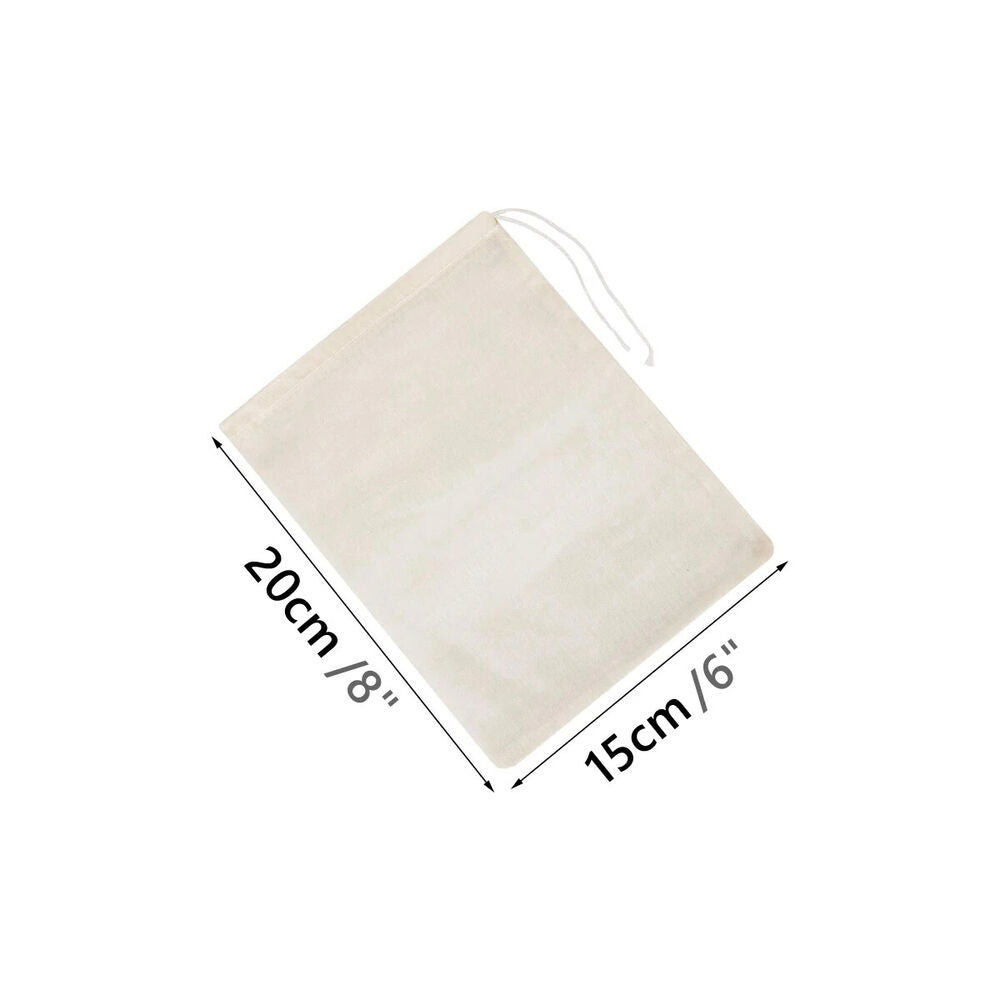Strainer Bags Fine Nylon Reusable Nut Milk Unbleached Food Cheese Yogurt Filters