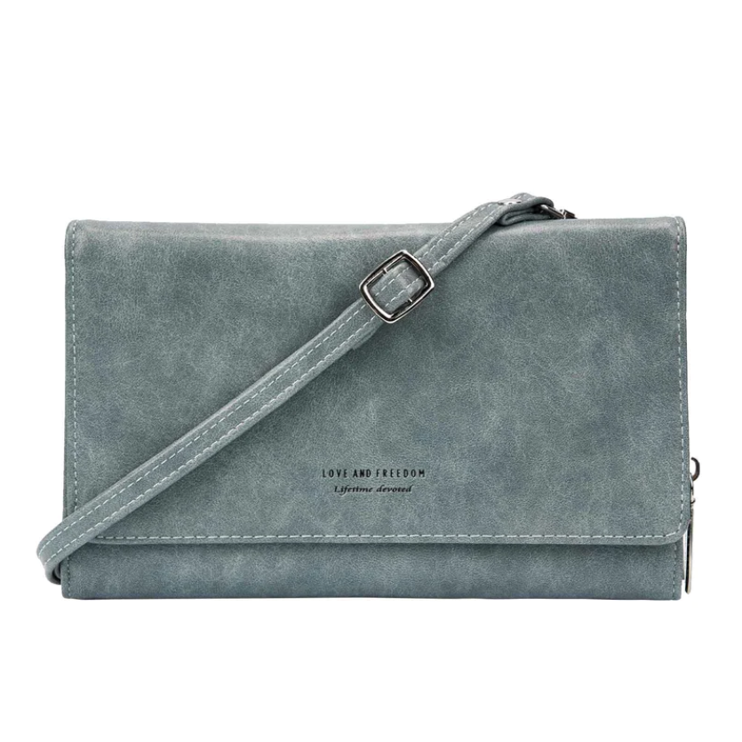 Celela Women Multifunctional Cell Phone Card Holder Clutch Crossbody Wallet Bag
