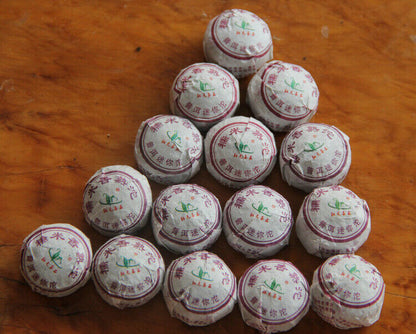 Pu'er Tea Ripe Tea Natural Glutinous Rice Flavored Mini Tuocha Puer Tuo Cha 200g